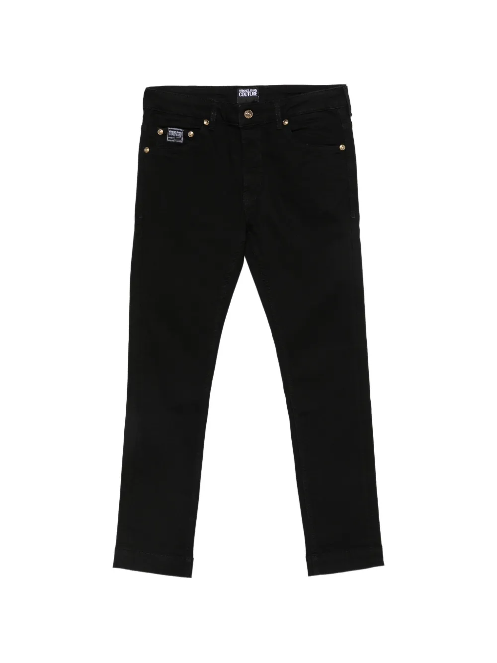 Versace Jeans Couture logo-patch jeans - Nero
