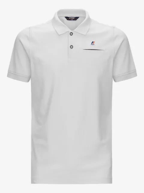 K-Way logo-patch polo shirt
