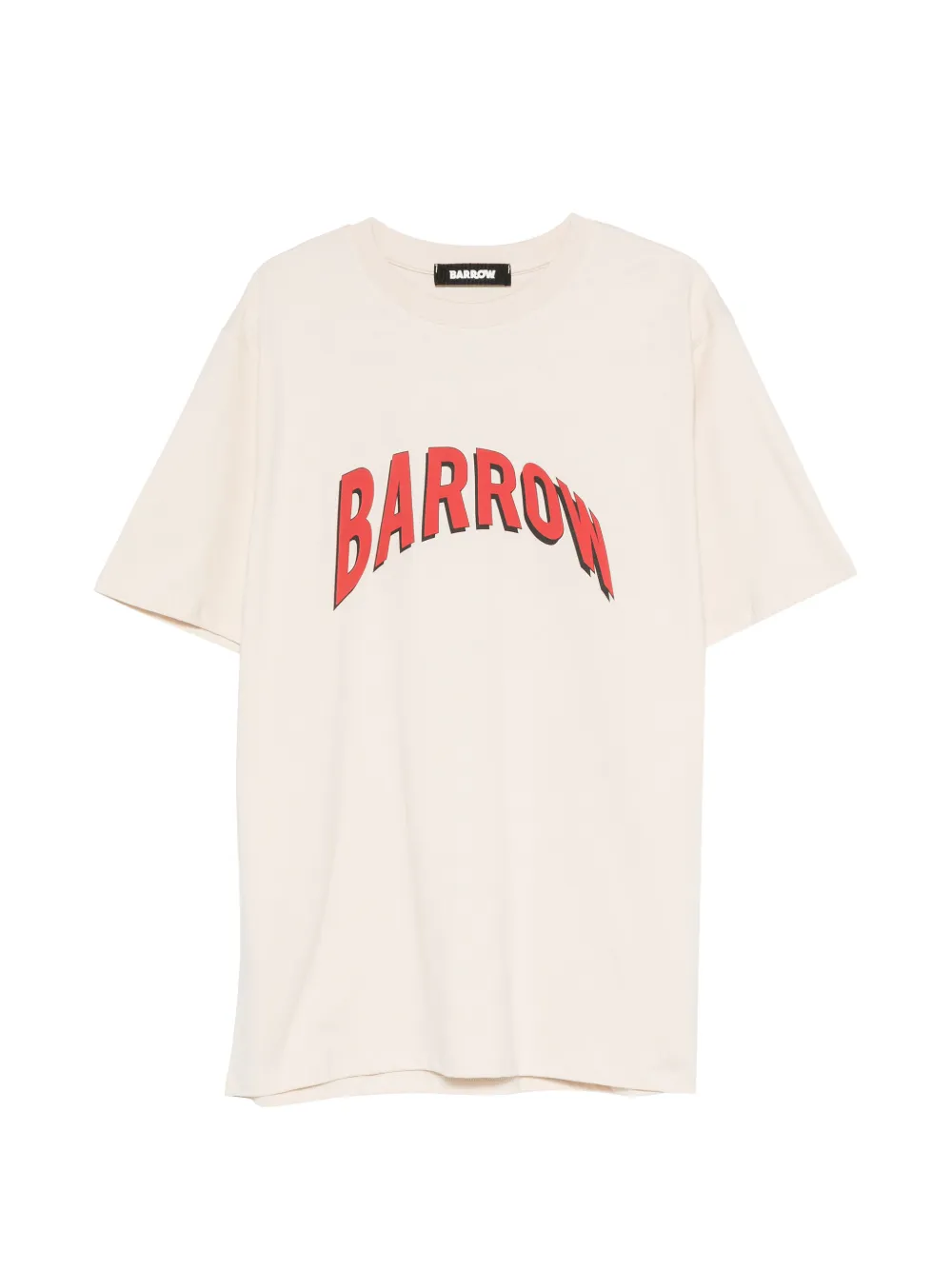 BARROW logo-print short-sleeve T-shirt - Toni neutri