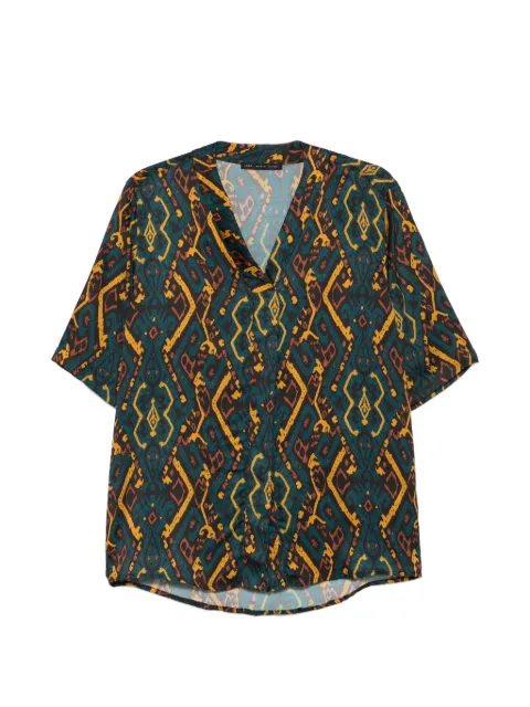Low Brand geometric-print short-sleeve shirt