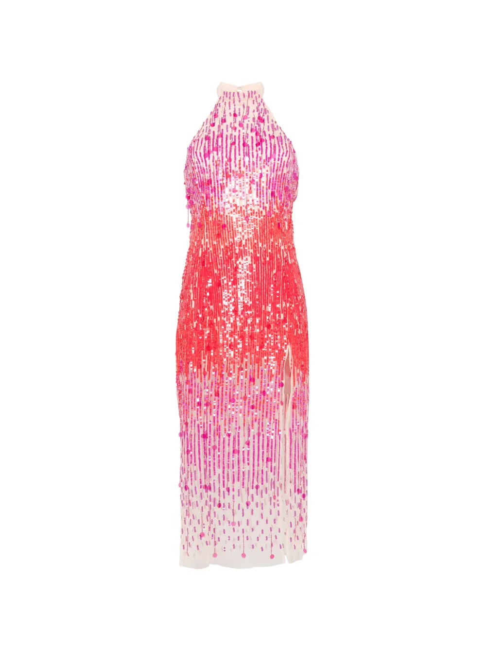 SIMONA CORSELLINI Abito midi con paillettes - Rosa
