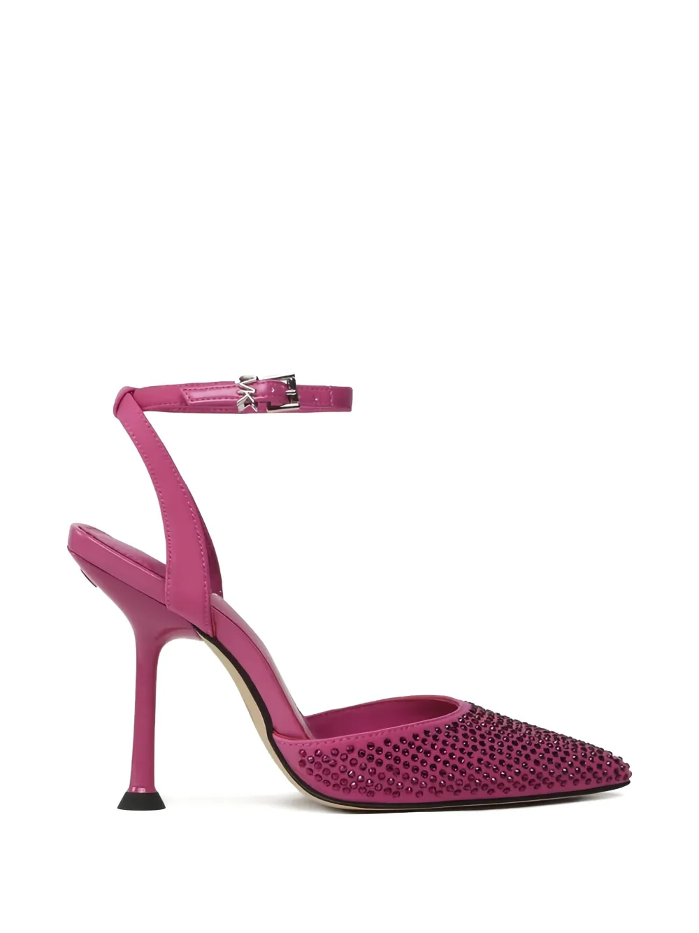 Michael Kors crystal-embellished pointed-toe sandals Pink
