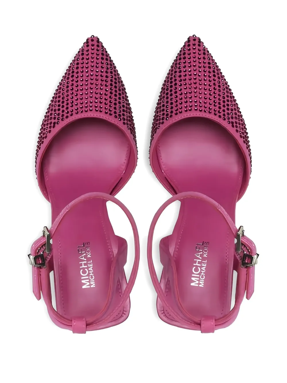 Michael Kors Sandalen verfraaid met kristallen Roze