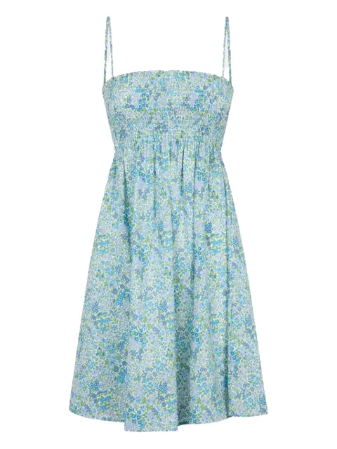 MC2 Saint Barth Hawa floral-print smocked dress