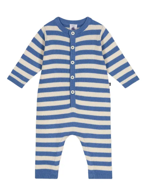 Petit Bateau جمبسوت مخطط بأزرار