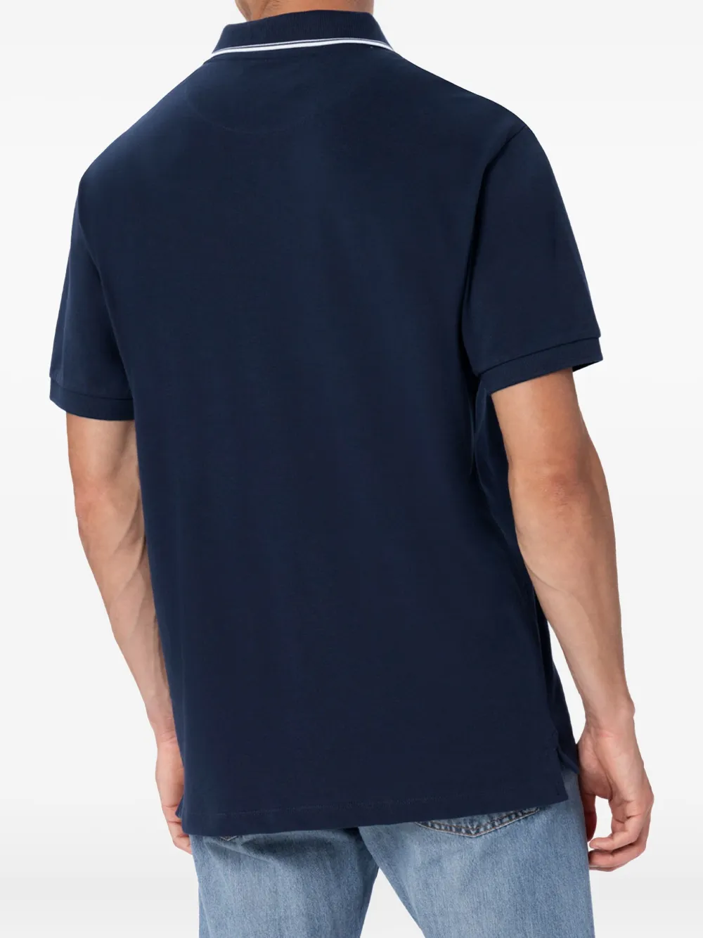 MC2 Saint Barth Piqué poloshirt Blauw