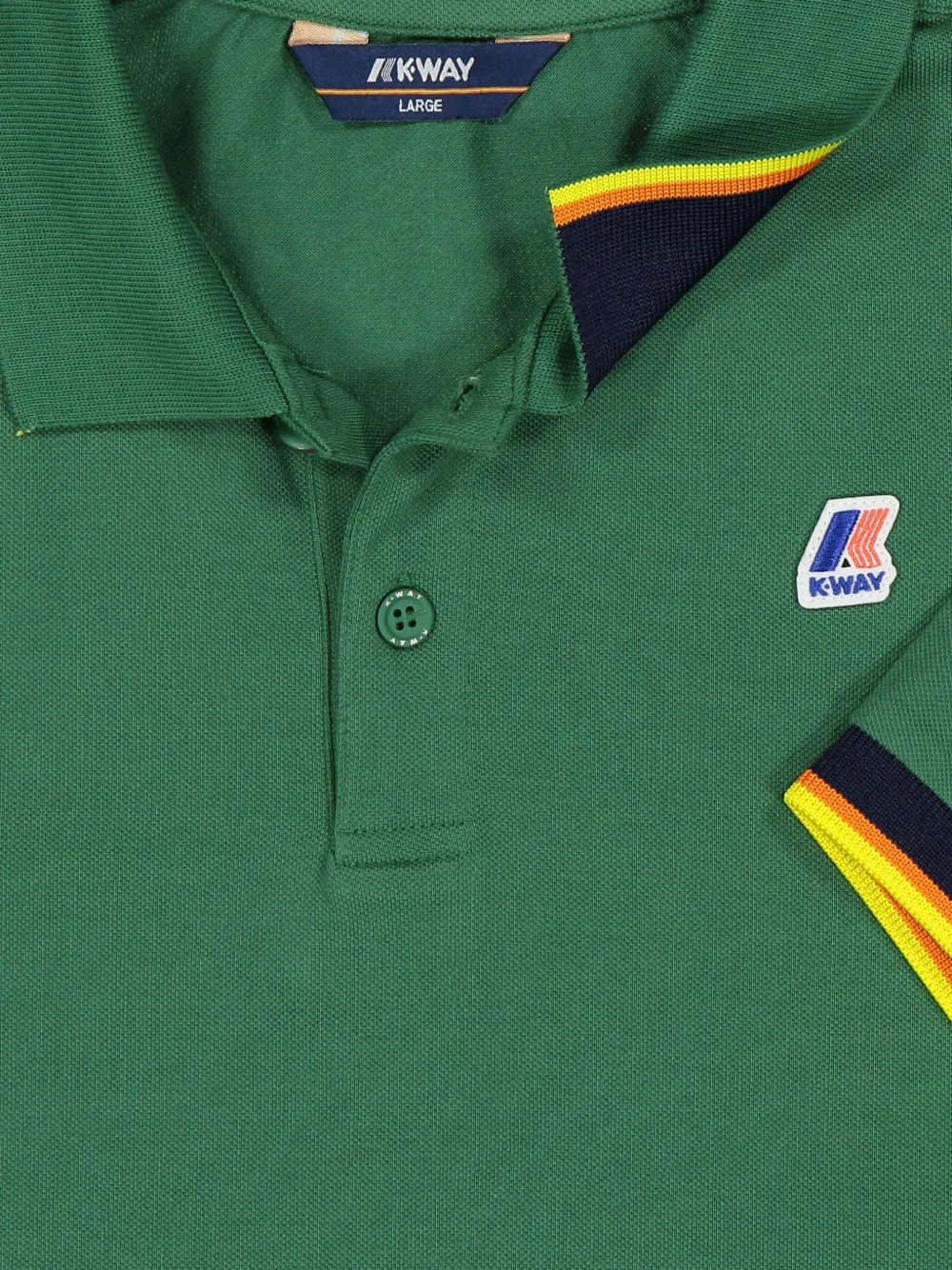 K-Way Vincent poloshirt met korte mouwen - Groen
