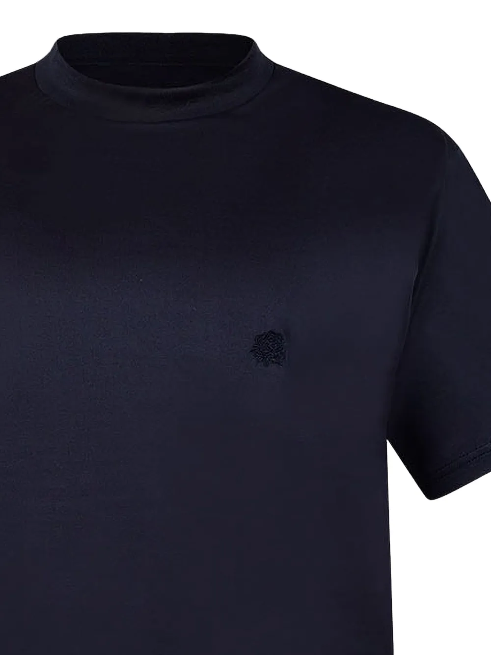 Low Brand T-shirt met geborduurd logo - Blauw