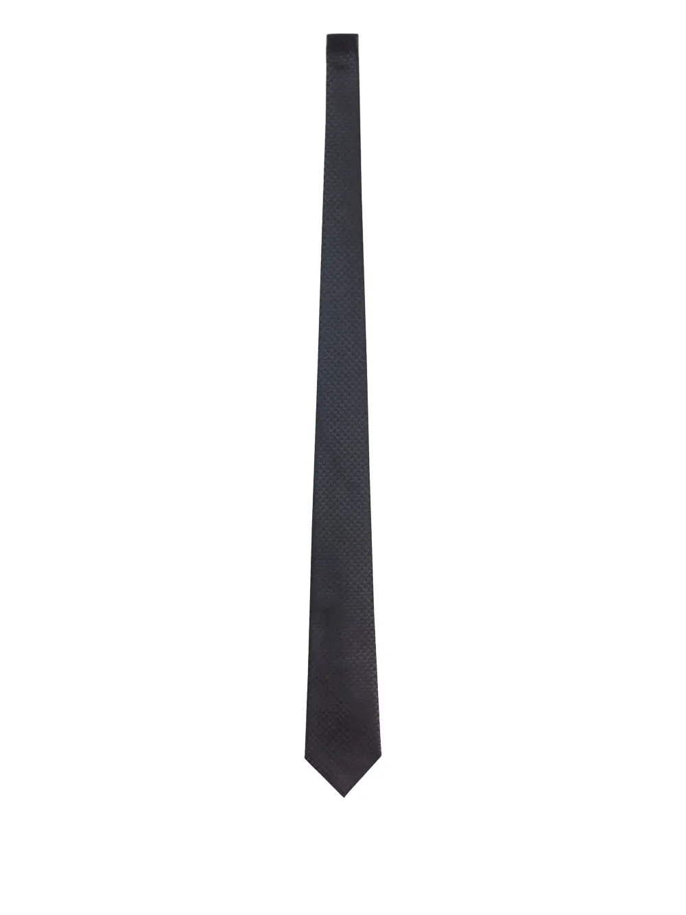 Emporio Armani eagle-motif tie - Zwart