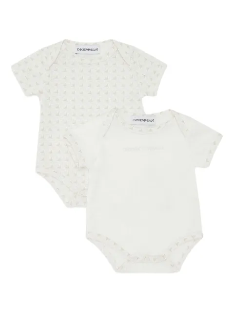 Emporio Armani Kids eagle-logo bodies (pack of two)