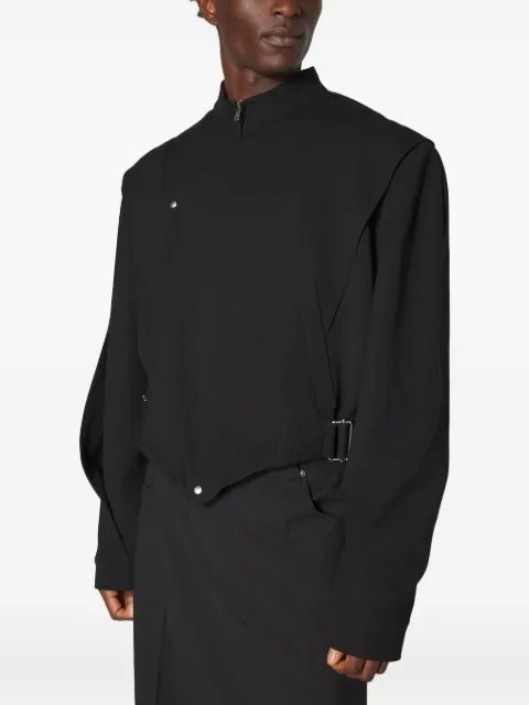 Mugler asymmetric-zip jacket