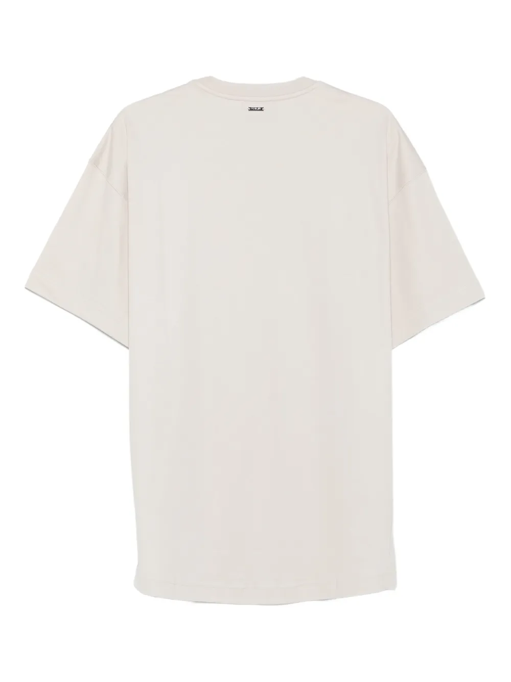 Mugler Katoenen T-shirt met borduurwerk - Beige