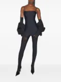 Mugler corset-detail jumpsuit - Black