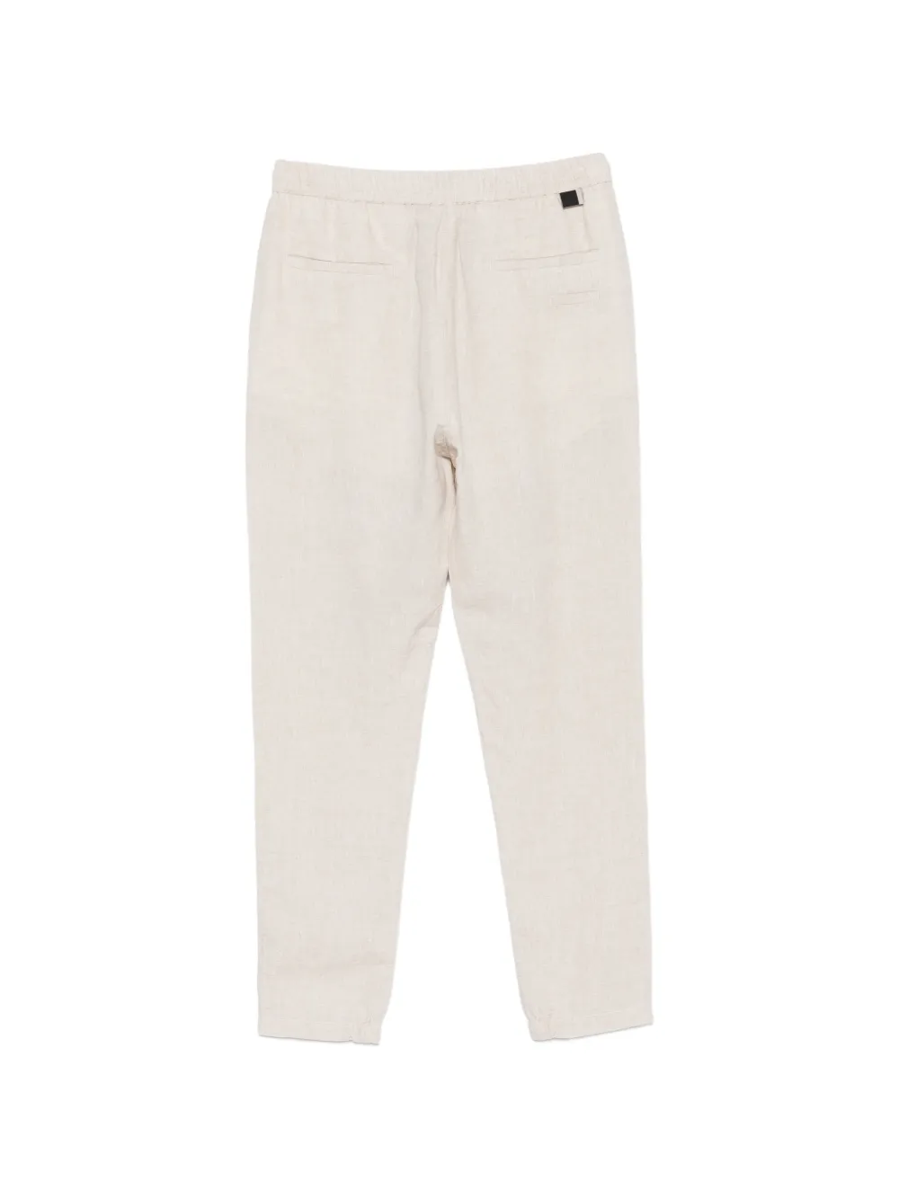 Low Brand Broek met elastische tailleband Beige