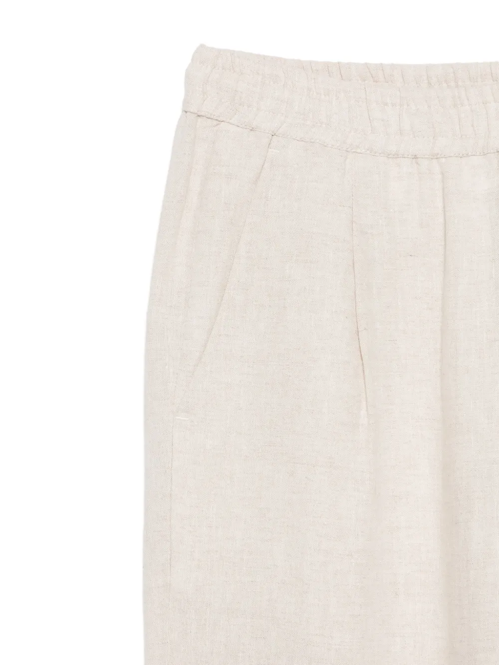 Low Brand Broek met elastische tailleband Beige