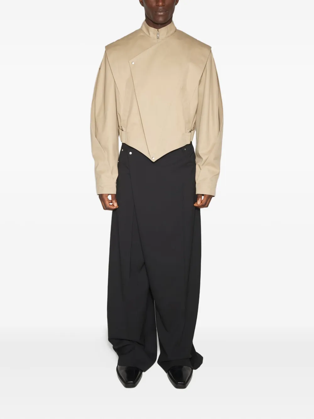 Mugler asymmetric-panelled jacket | Lightweight Jackets | Image 2