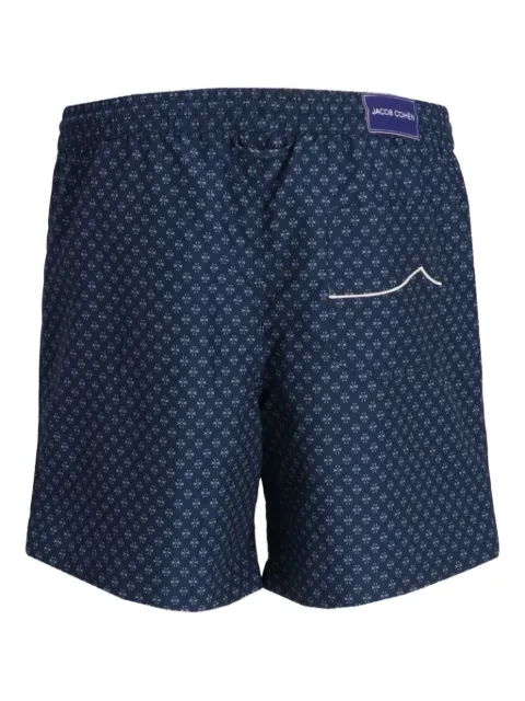 Jacob Cohën shorts de playa con estampado floral