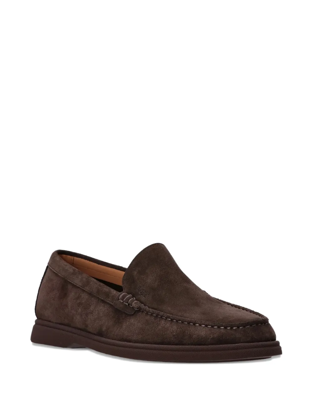 BOSS suede loafers Brown