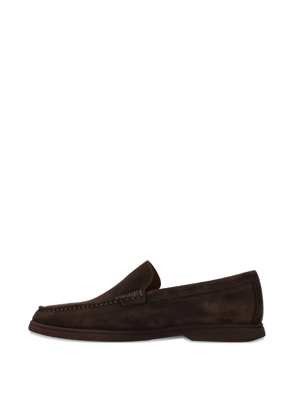 BOSS suede loafers Brown