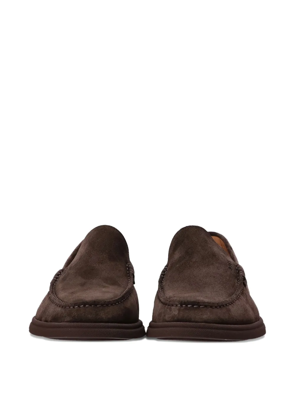 BOSS suede loafers Brown