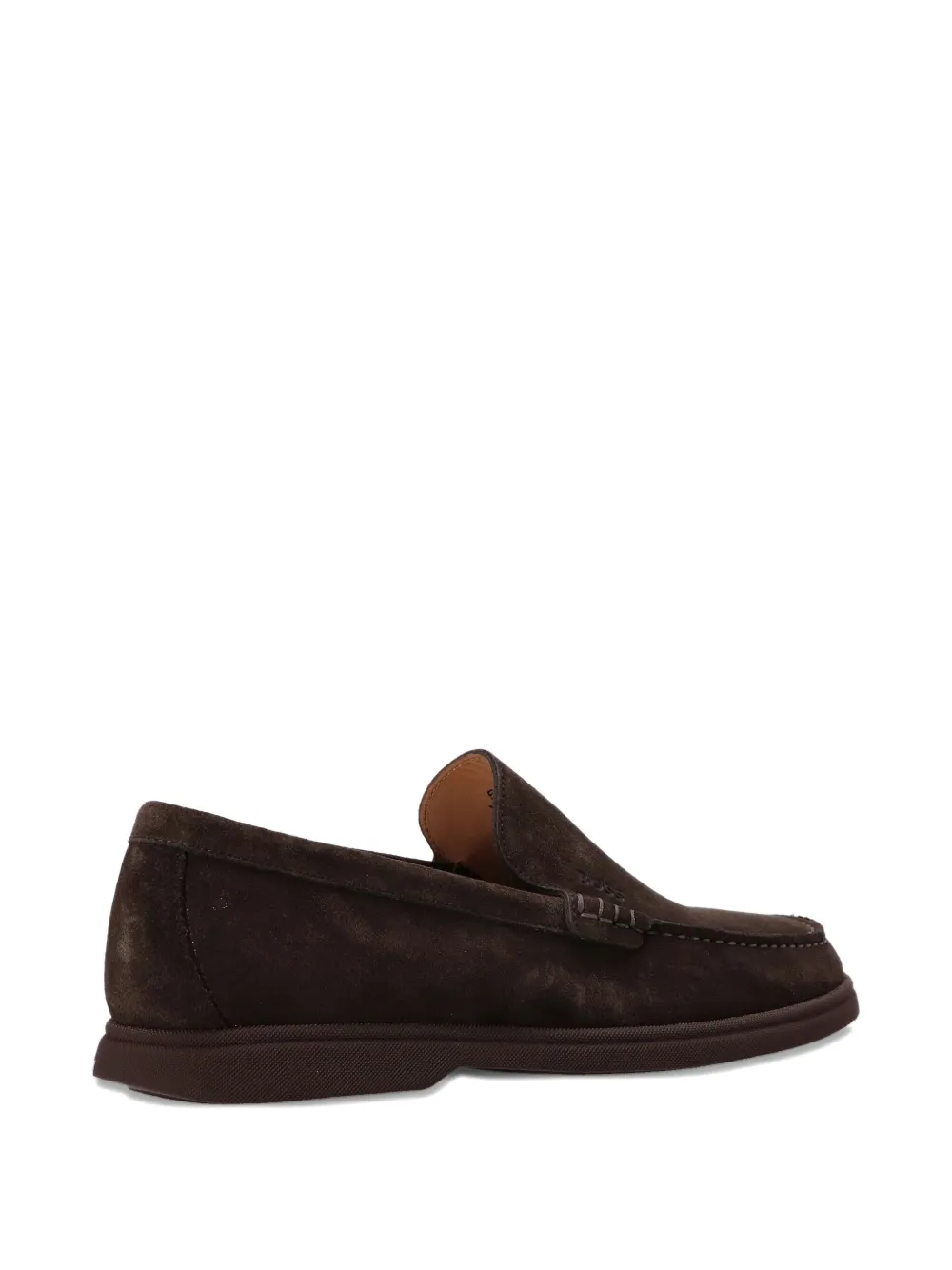 BOSS suede loafers Brown