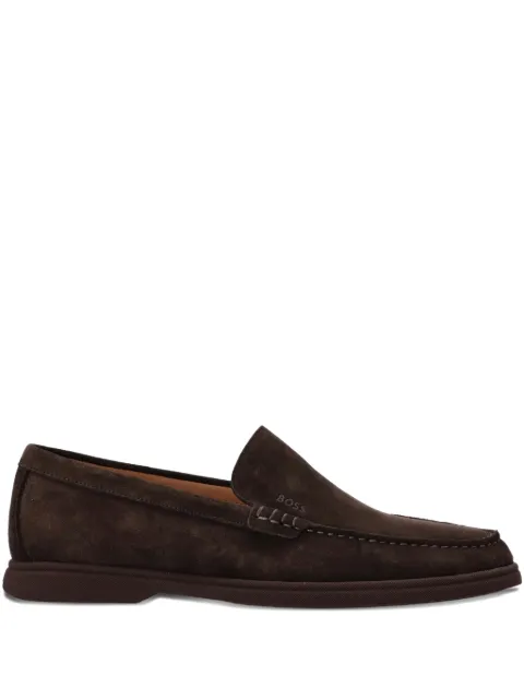BOSS suede loafers