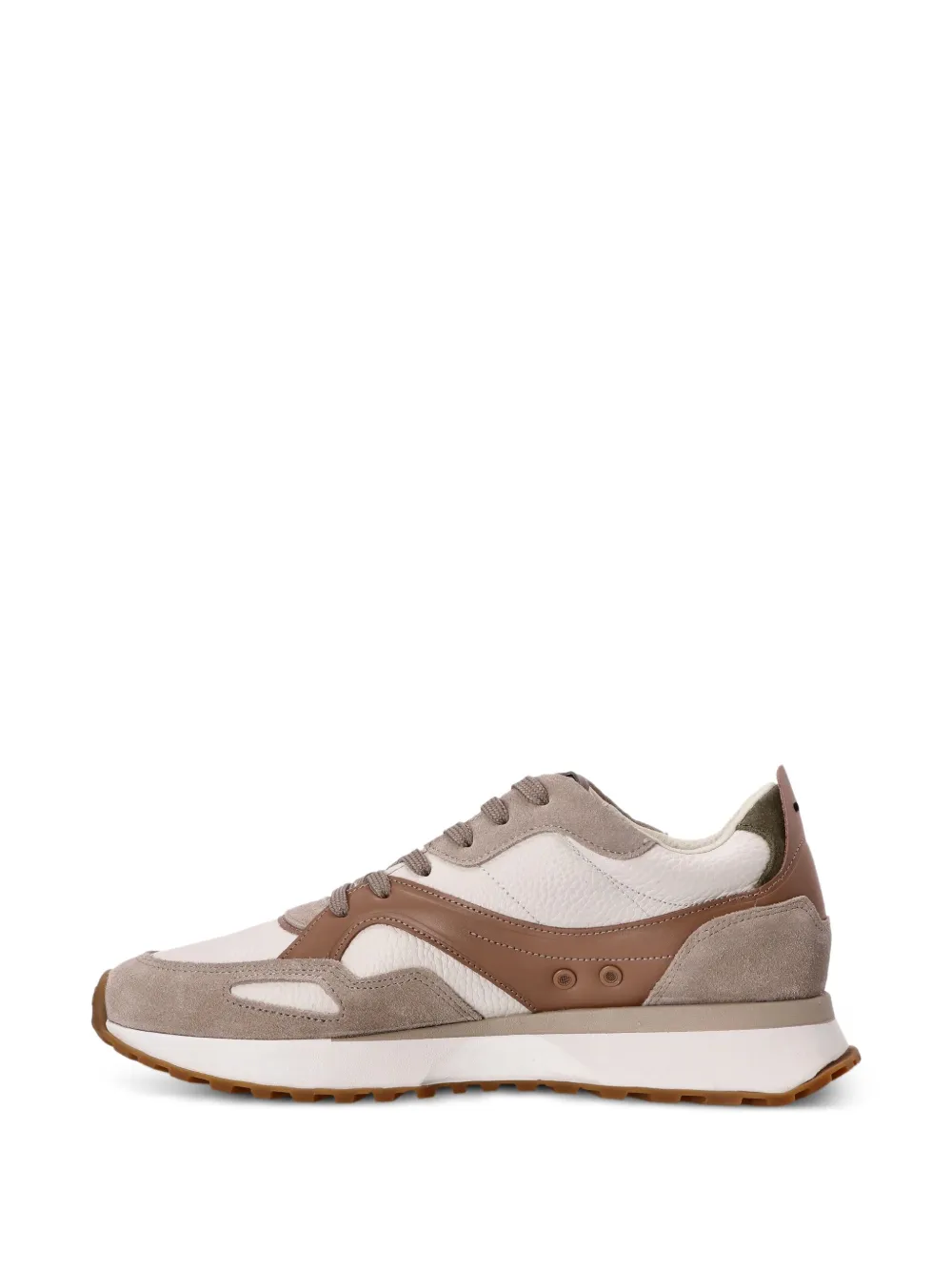 BOSS panelled sneakers Neutrals