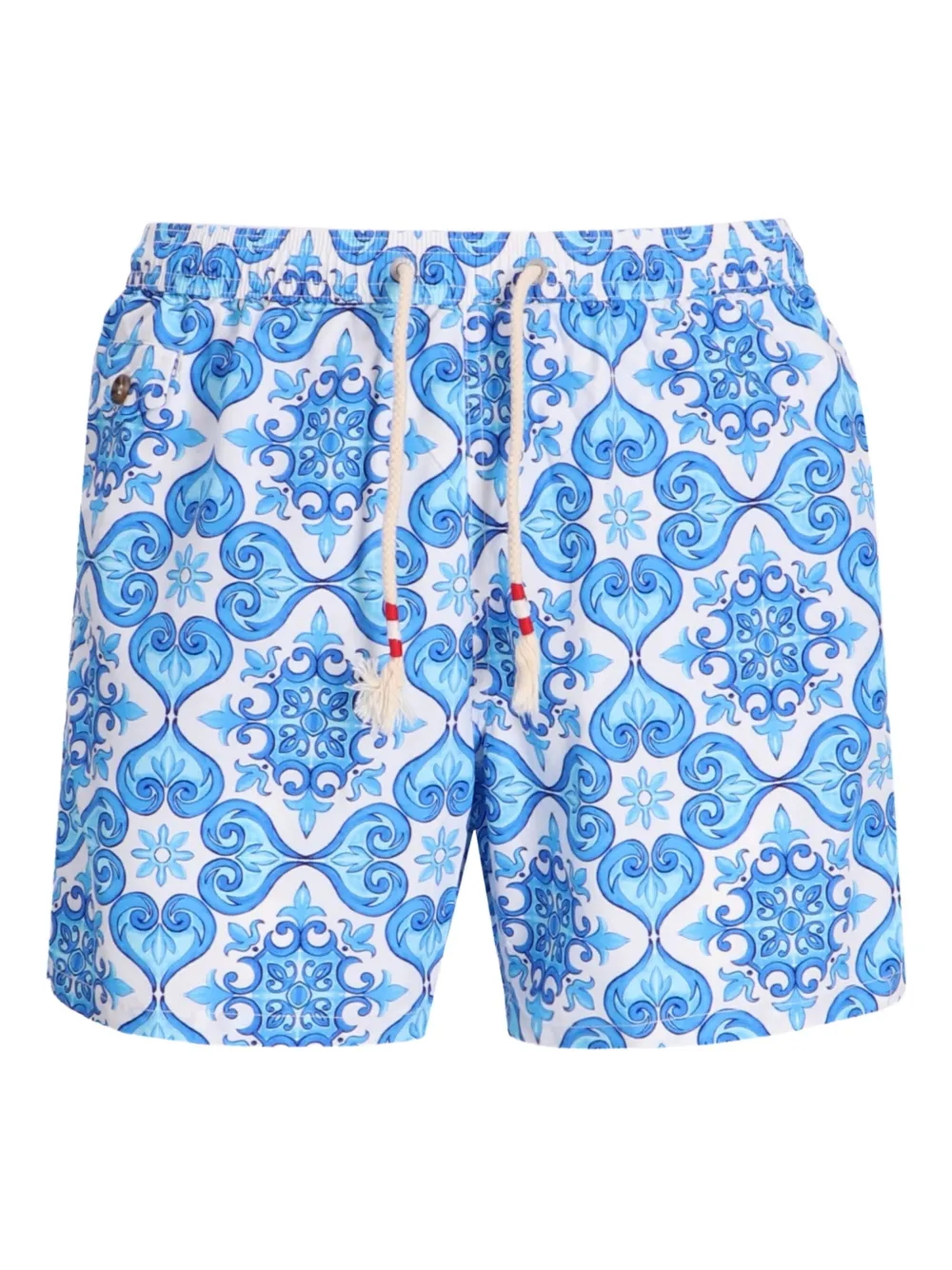 MC2 Saint Barth Zwembroek met mozaïekprint Blauw