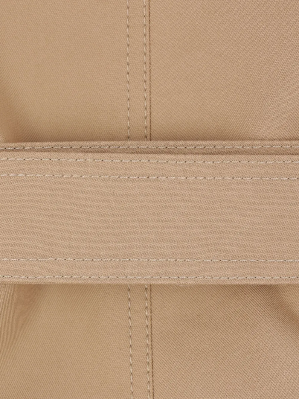 Gucci Trenchcoat met dubbele rij knopen en ceintuur Beige