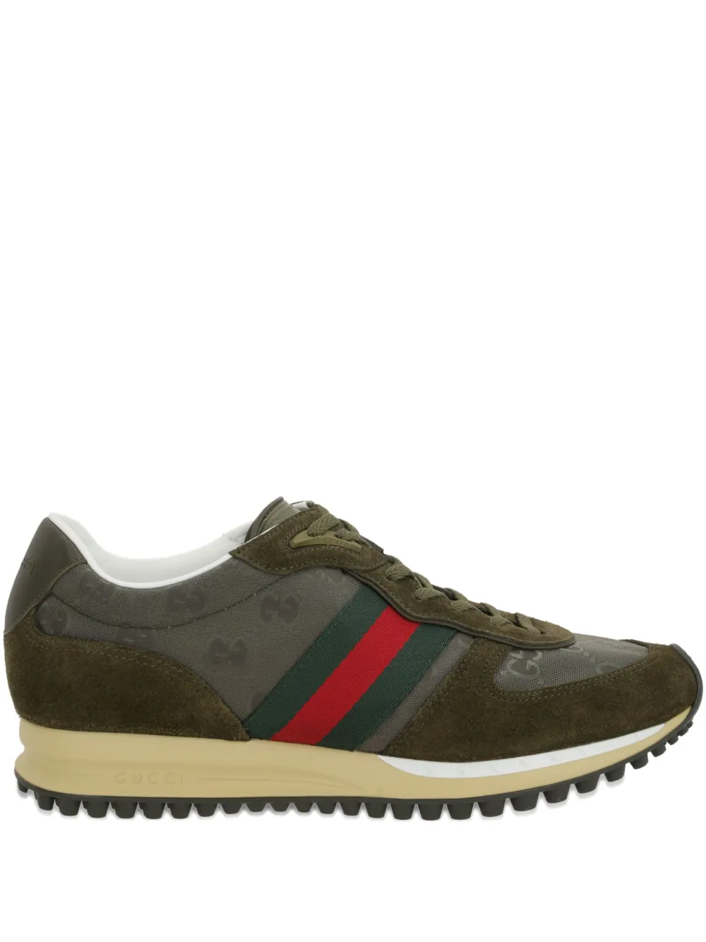Gucci Re-Motion GG-monogram suede sneakers Green