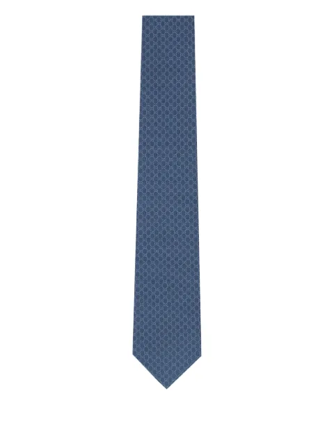 Gucci GG-pattern silk tie