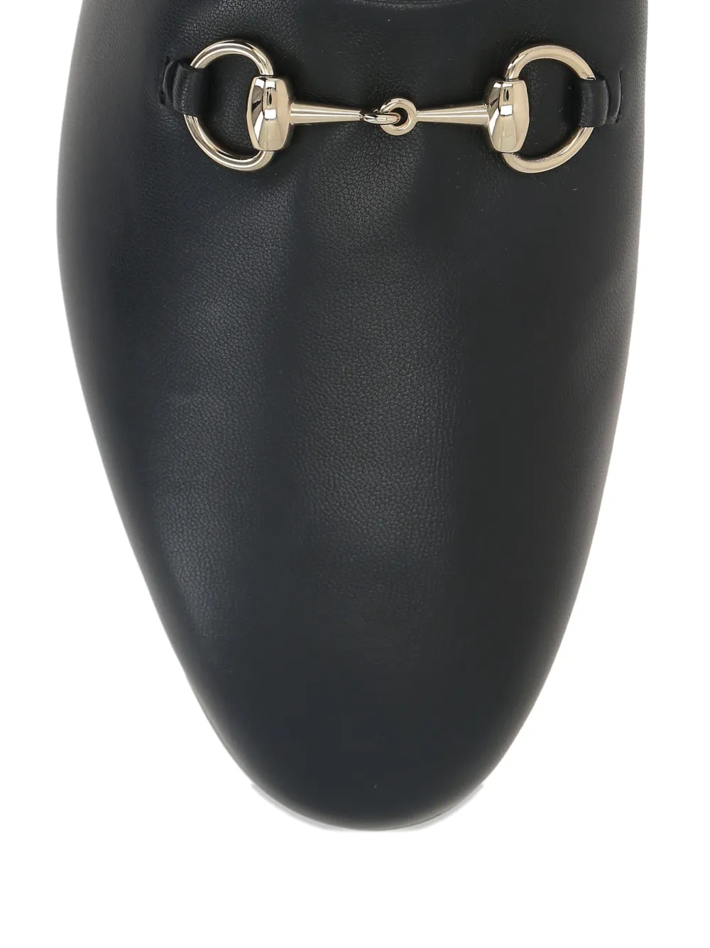 Gucci Horsebit platte leren muiltjes Zwart