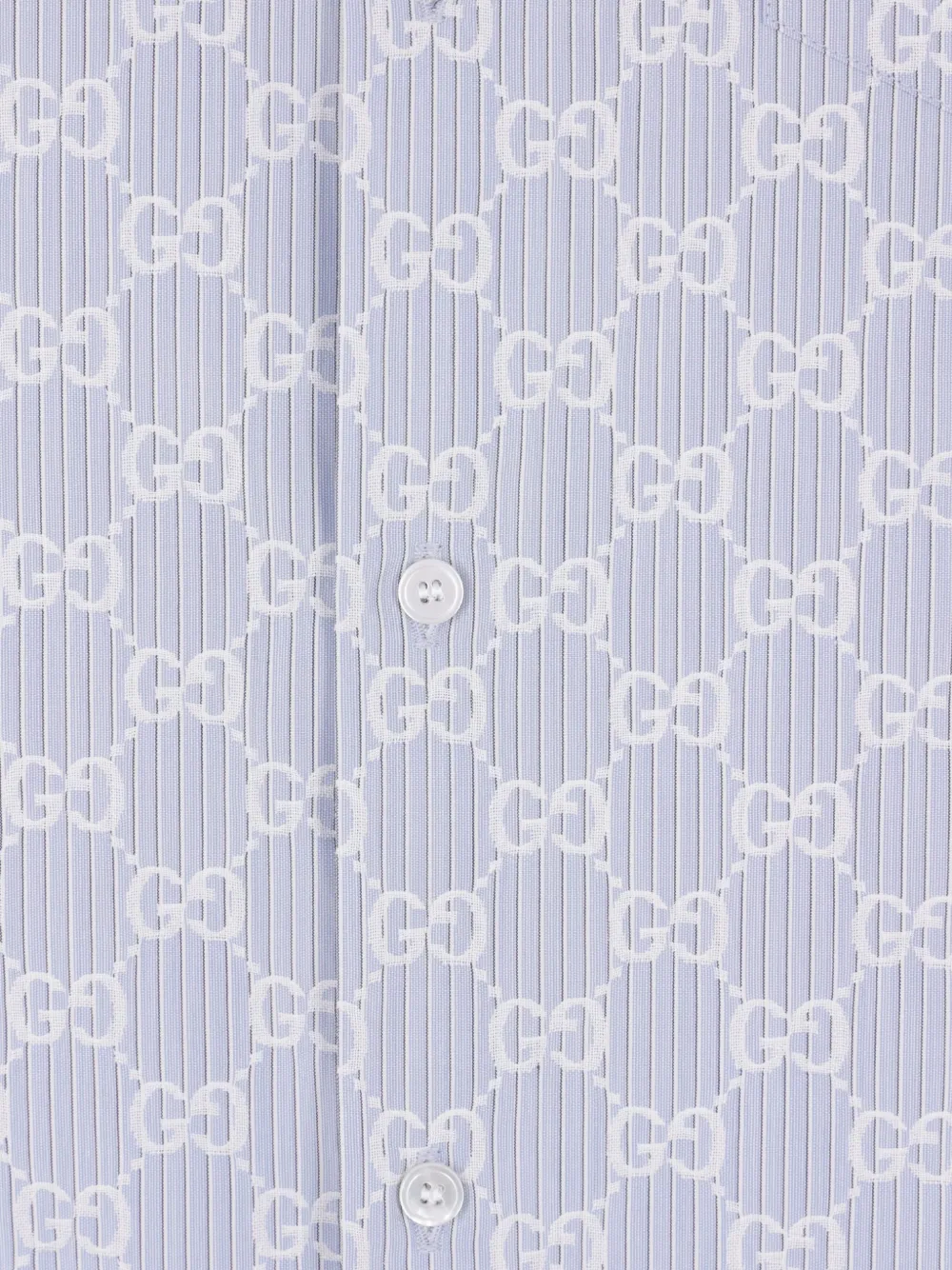Gucci GG-jacquard shirt Blauw