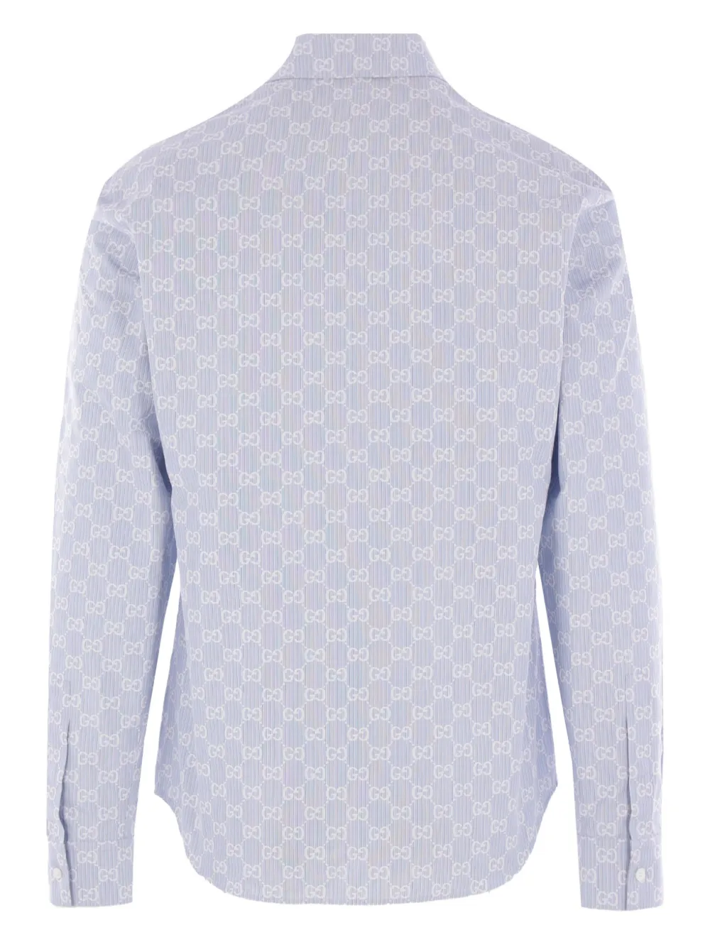 Gucci GG-jacquard shirt Blauw