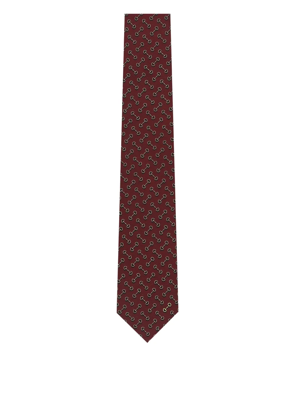 Gucci horsebit-pattern tie Bruin