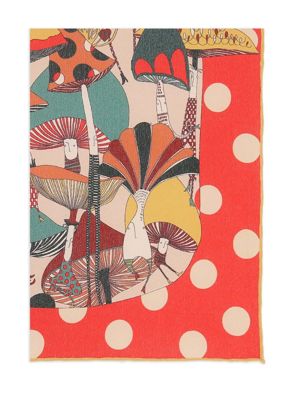RUMISU printed polka-dot scarf | Image 2