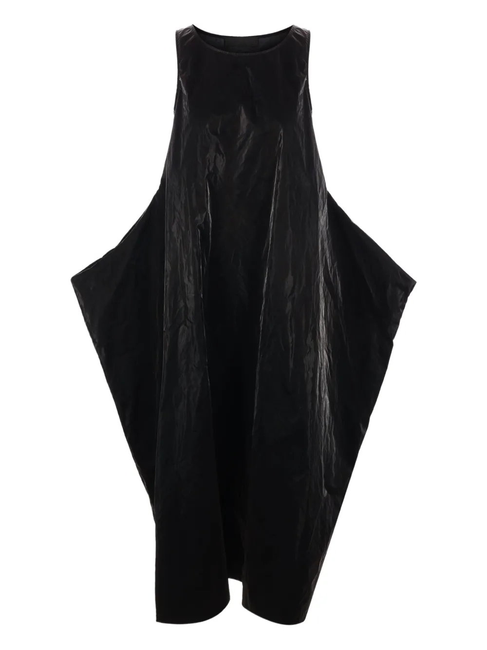 Maria Calderara Rubberen midi-jurk - Zwart