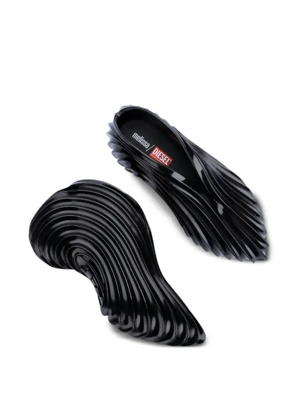 DIESEL×Melissa Melissa x Diesel Quantum Sneakers | Black | FARFETCH CA