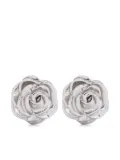 Magda Butrym rose earrings - Silver