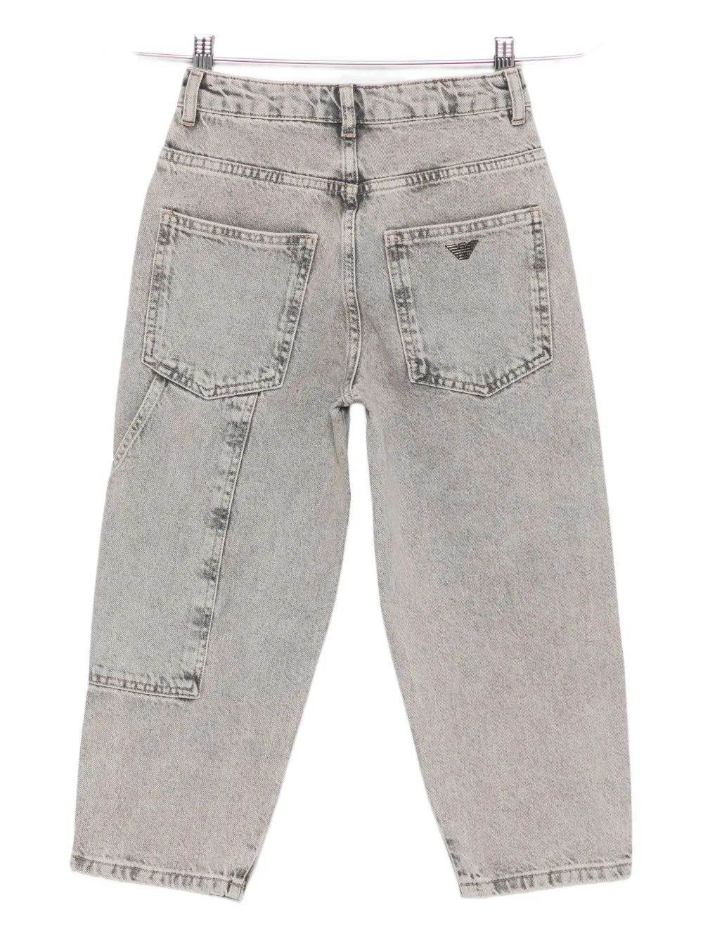 Emporio Armani Kids five-pocket jeans Grijs