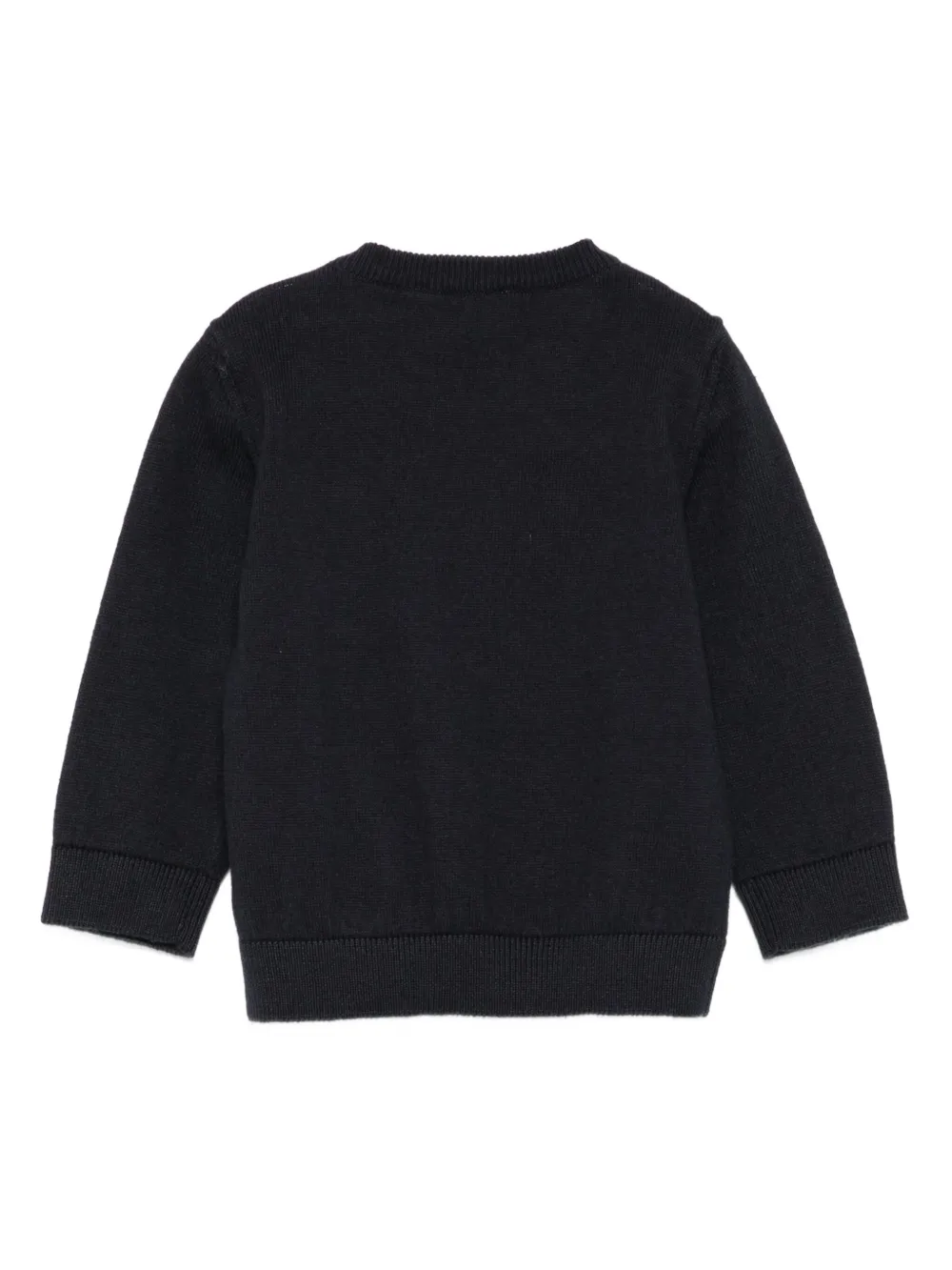 Emporio Armani Kids eagle-logo button-detail sweater | Jumpers & Sweatshirts | Image 2