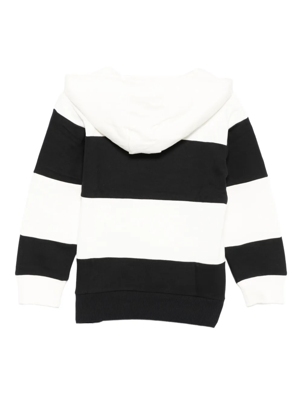 Emporio Armani Kids striped hoodie Blauw