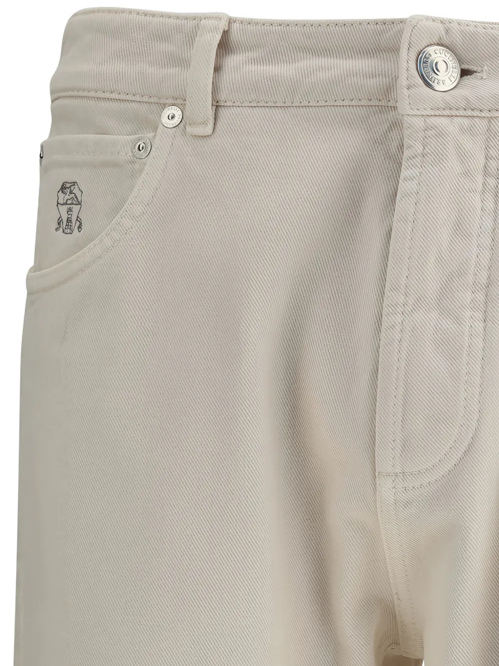 Brunello Cucinelli Katoenen jeans Beige