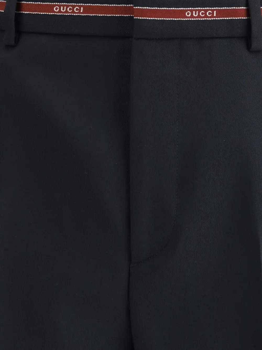 Gucci Broek met ceintuur Blauw