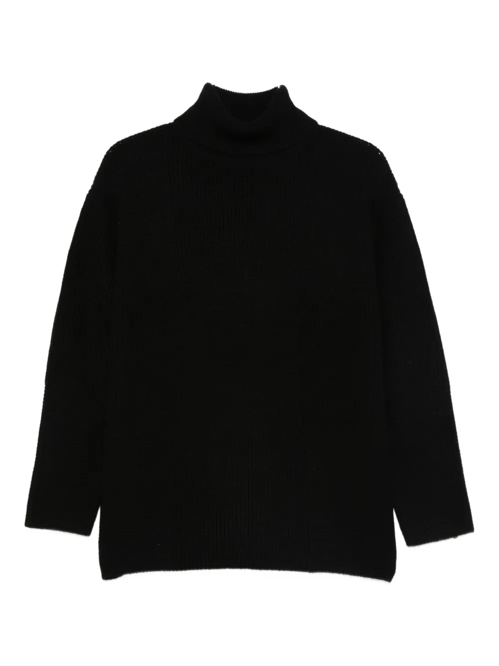 JOSEPH roll-neck ribbed-knit jumper - ブラック JOSEPH roll-neck ribbed-knit jumper - ブラック