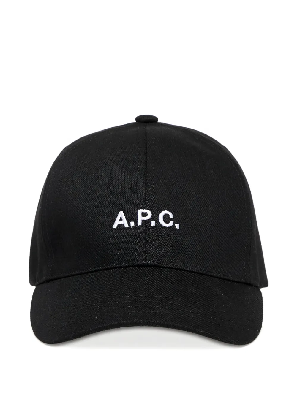 A.P.C. embroidered-logo baseball cap Zwart