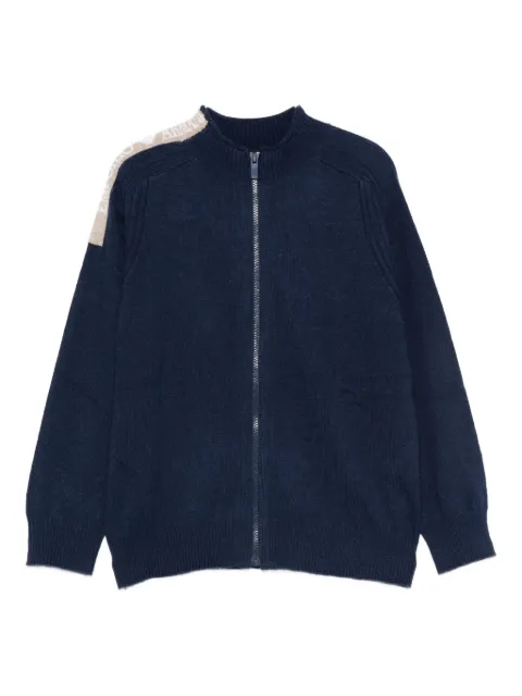 Emporio Armani Kids كارديغان بسحاب وأجزاء مخيوطة