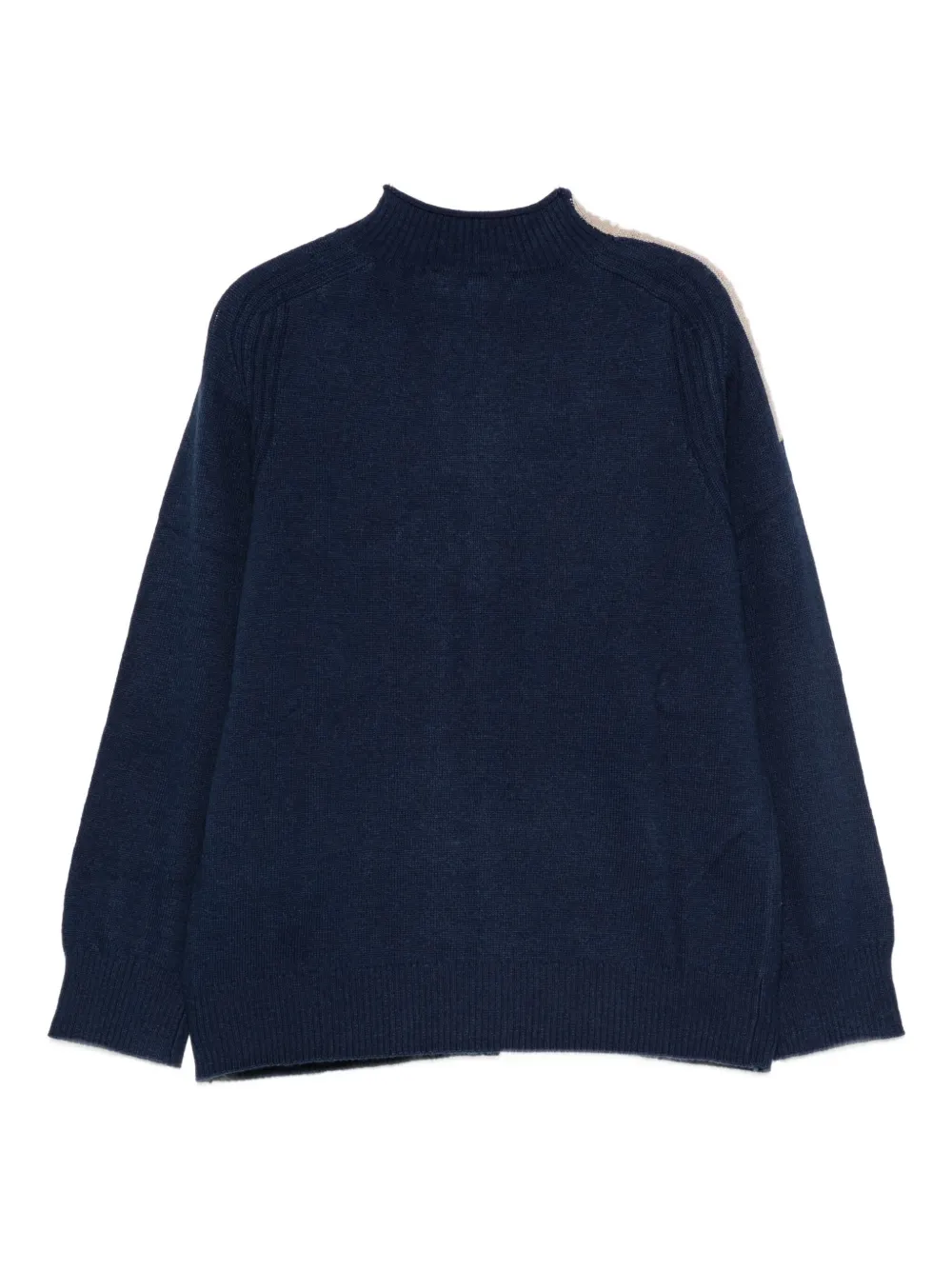 Emporio Armani Kids Geribbeld vest Blauw