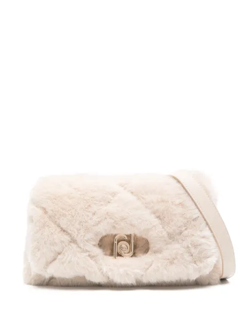 LIU JO shearling crossbody bag