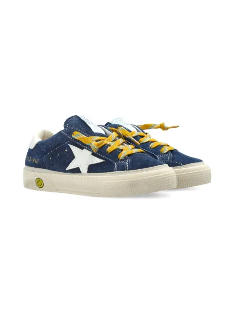 Golden Goose Kids May suede star sneakers